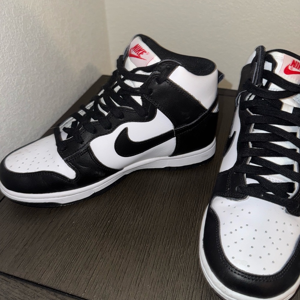 Nike Black and White High-Top Dunks